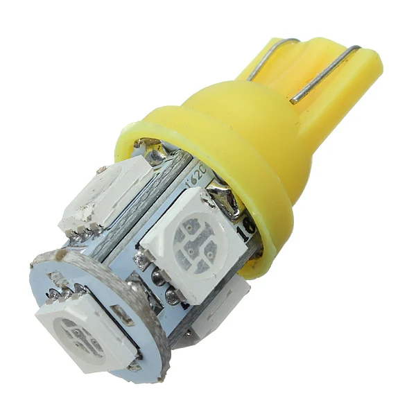 10 шт. T10 5 SMD 5050 W5W 194 501 светодиодный автомобильный габаритный фонарь для салона, габаритные лампы постоянного тока 24 В