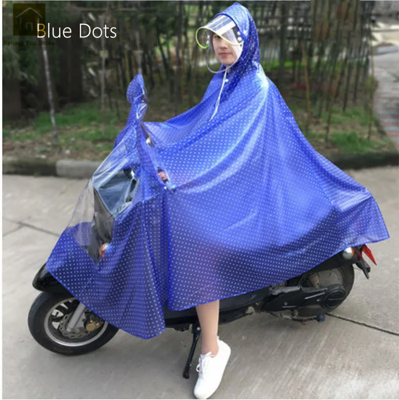 Style D Длинный плащ с капюшоном женский водонепроницаемый дождевик мотоцикл прозрачный Дождевой Плащ Капа де чува мото Дождевик Пончо Велосипед QKR234 - Цвет: Style D