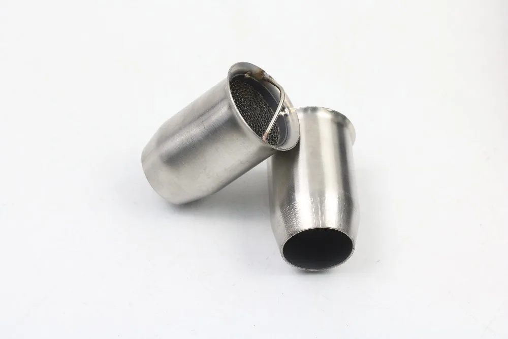 Универсальный 51 мм фронтальный дБ убийца для мотоцикл выхлопной глушитель CATALYST