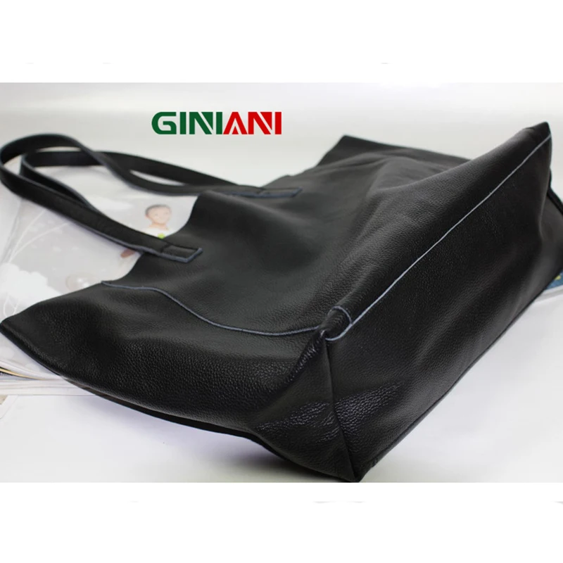 Женская сумка-тоут из мягкой натуральной кожи большого размера | Багаж и сумки