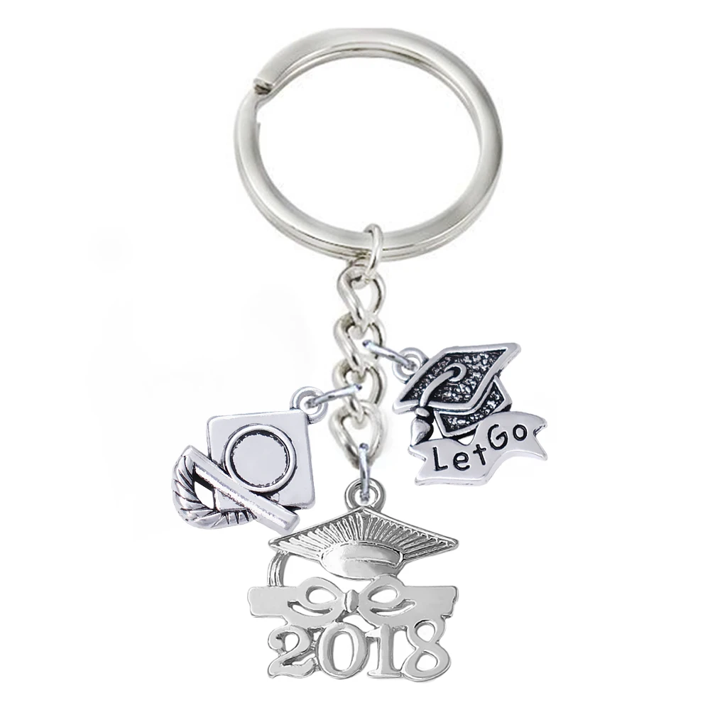Various ancient metal graduation Dr. Cap pendant key chain FIT student ceremony gift souvenir keychain | Украшения и аксессуары