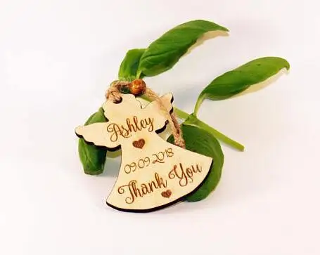 Персонализируйте имя Ангела крестины детский душ Первое причастие Крещение