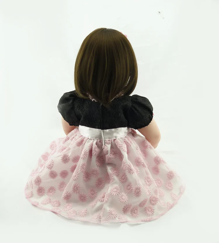 61 см 24 &quotсиликоновые куклы bebe Reborn Baby Boy мягкие для сна реалистичные игрушки Playmate