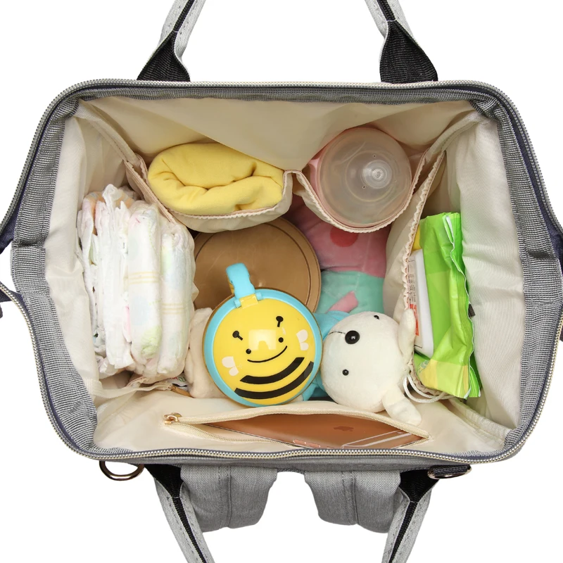 

Fashion Baby Bag Stroller Diaper Bag Waterproof Baby Bags For Mom Backpack For Mom and Daddy diapers lequeen