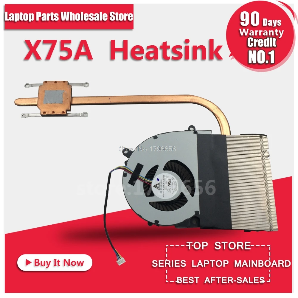 

Laptop/Notebook CPU Cooling Radiator Heatsink&Fan For Asus X75 X75A X75SV X75VB F75VC F75VD 13GN3DO1AM010-1 3CXJ4TMJN00 Heatsink