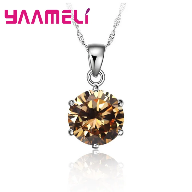 YAAMEL Заводская распродажа Настоящее серебро 925 пробы ожерелье для женщин новый