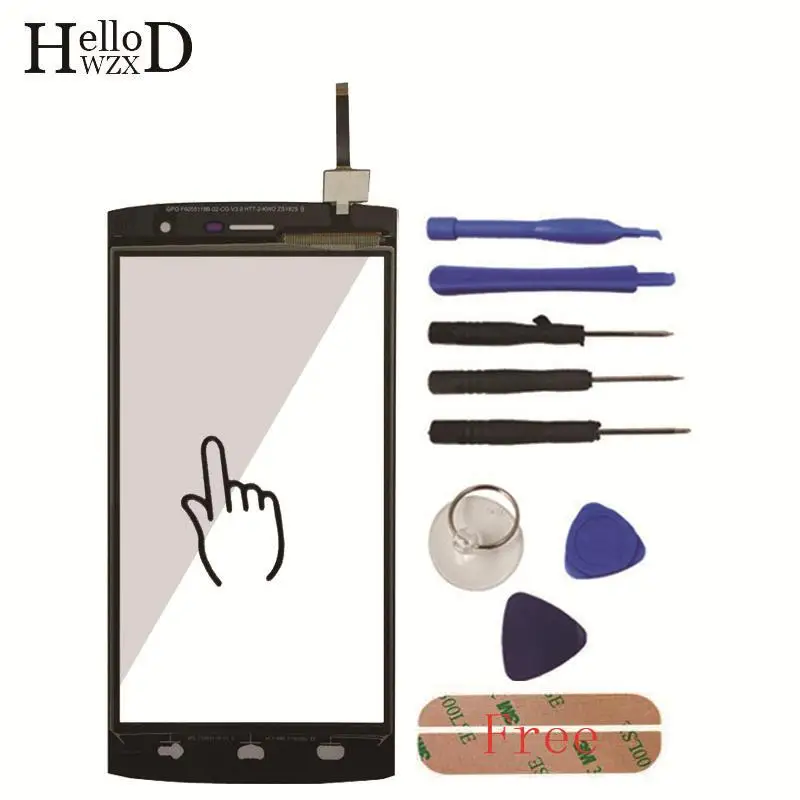 Сенсорный экран для HOMTOM HT7/HT7 Pro сенсорный экран стекло дигитайзер панель передняя линза сенсор Замена инструменты+ Бесплатный клей