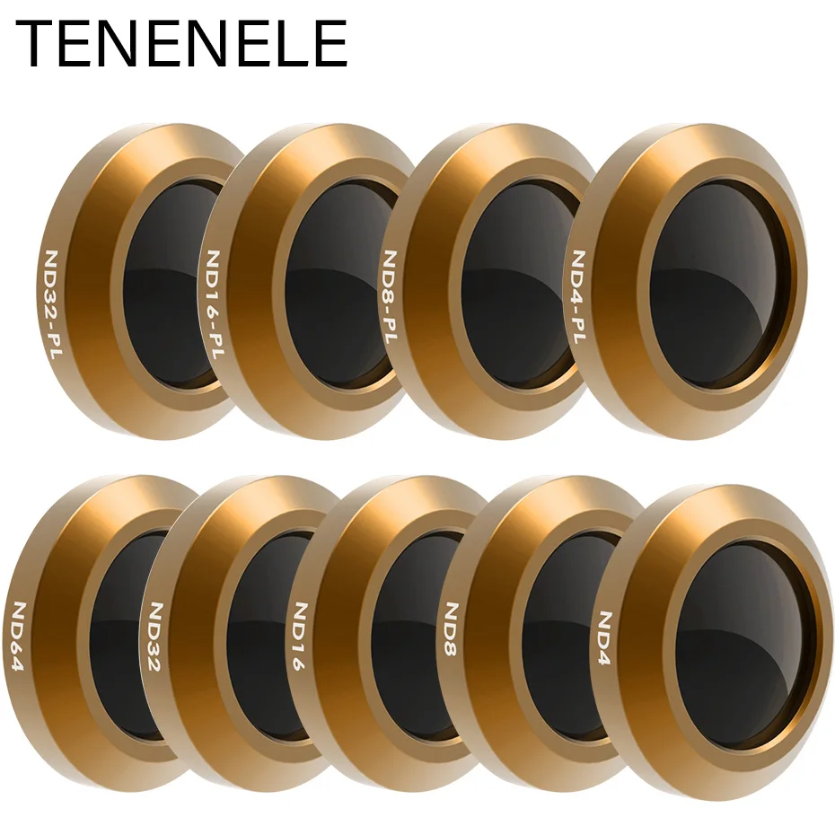 For Mavic2 Zoom Drone Filter Neutral Density Camera Set DJI Mavic 2 ND 4 8 16 32 64/PL Accessories Golden | Электроника