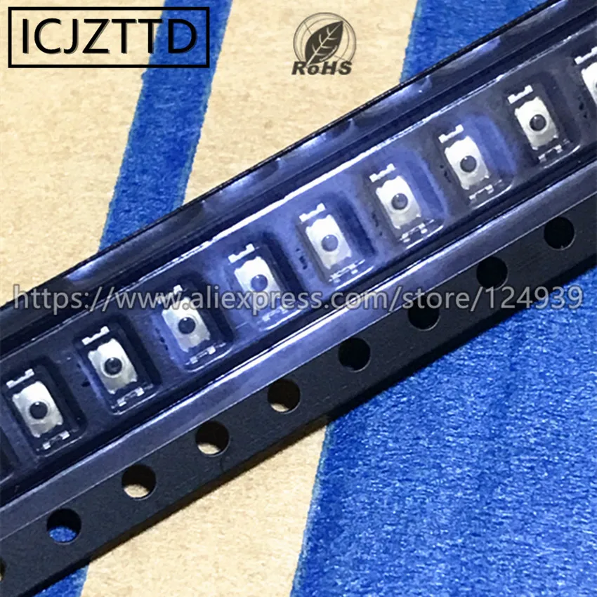Белый кнопочный переключатель для тонкой пленки 2x3x0 6 мм 2*3*0 2P SMD тактовый