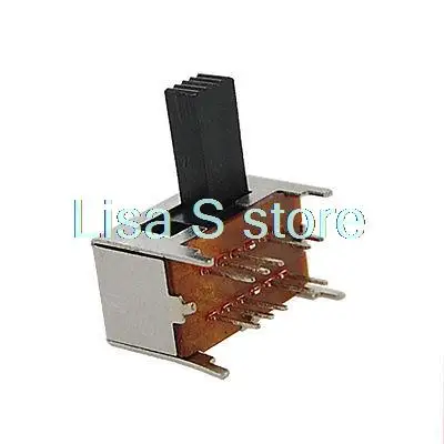 10 шт. Панелей PCB вытащить шпильку 4 позиции 2P4T DP4T ползунковый Переключатель