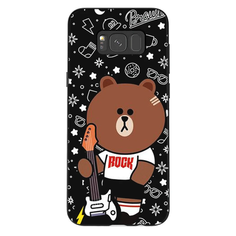 Desxz силиконовый чехол для телефона Samsung A3 A5 A6 A7 A8 A9 A10 A30 A40 A50 A70 Plus Rilakkuma сумка TPU |