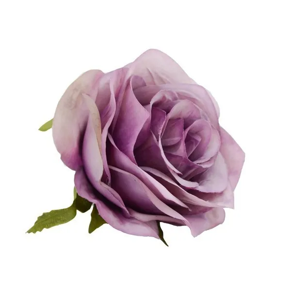 Purple 5 шт., искусственные шелковые розы, декоративные украшения для невесты, искусственные цветы для дома, свадьбы, дня рождения, вечеринки, Декоративные искусственные цветы - Цвет: Purple