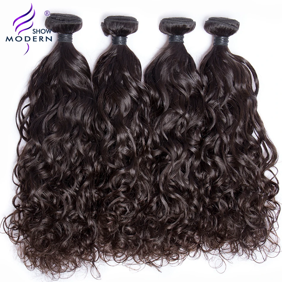 Бразильские лучшие волосы remy, волна воды, современный показ, человеческие волосы, пучки, наращивание волос 12-24 '', можно окрашивать и отбеливать