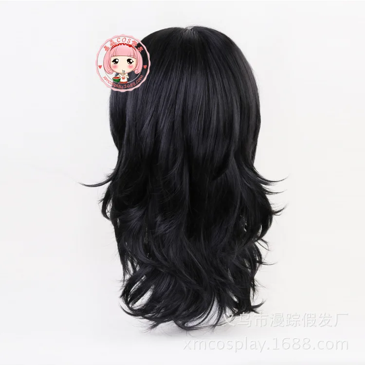 Новинка 2019 модный черный парик для косплея Мой герой академические круги голова