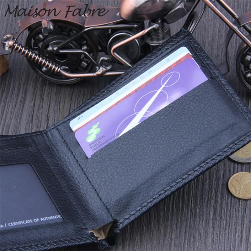 Мезон Фабр 2019 Новинка для мужчин и женщин деловой Кожаный Модный кредитной карты