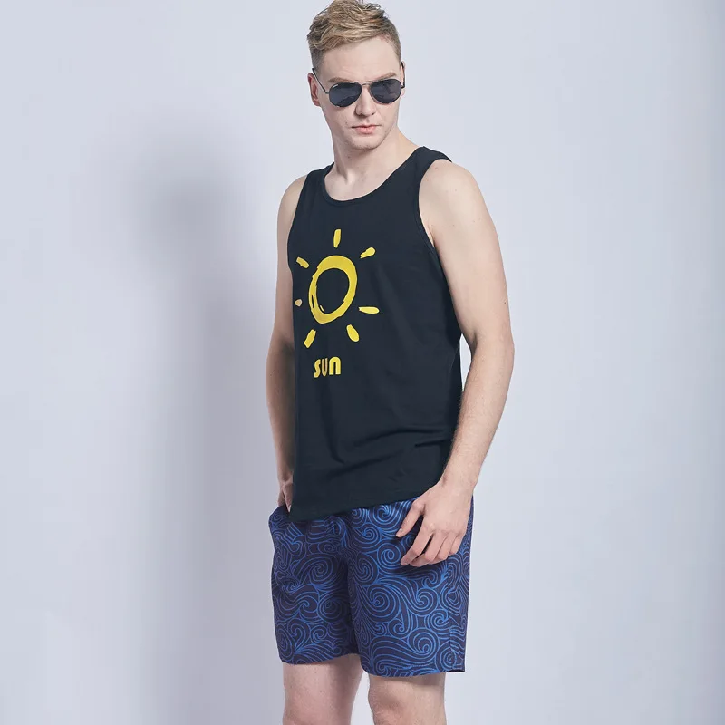 NEW Brand men's swim board surfing shorts Mens Sexy print Sweatpants Man Jogger Boxers Beach sports Shorts Swimsuits | Спорт и
