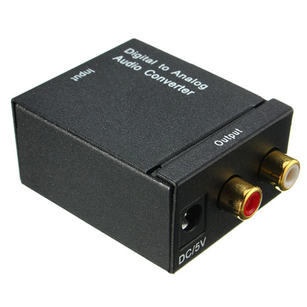 Цифровой в аналоговый аудио конвертер адаптер цифровой Adaptador оптический
