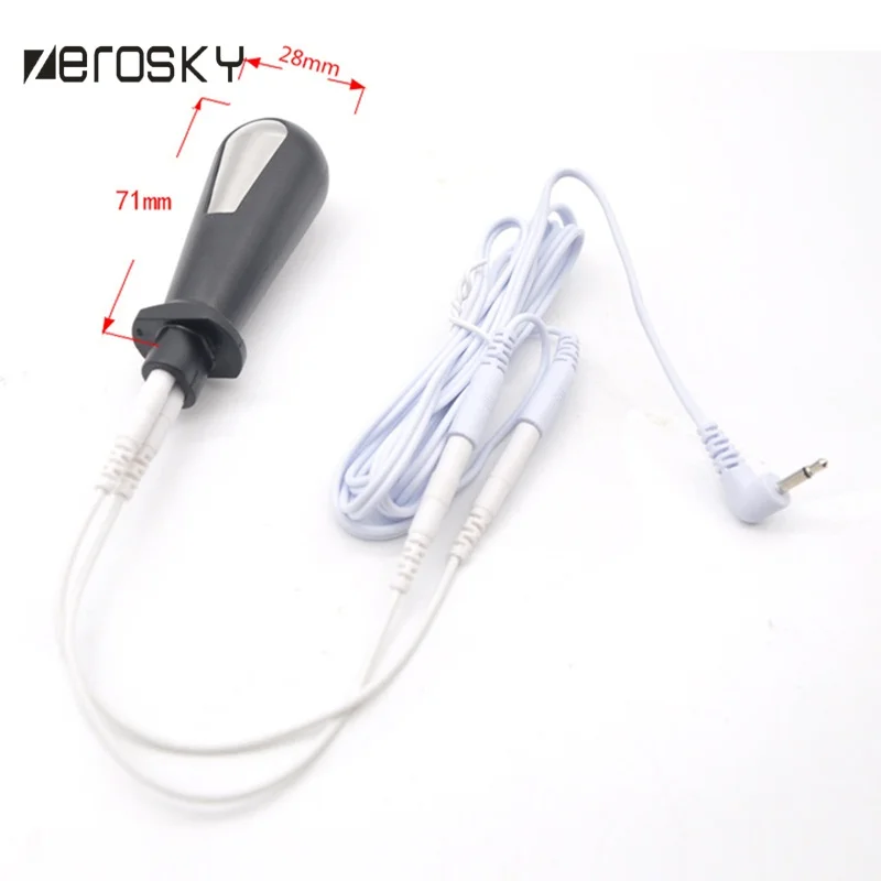 Новая стандартная Анальная пробка двойной электрод Предстательная эротическая