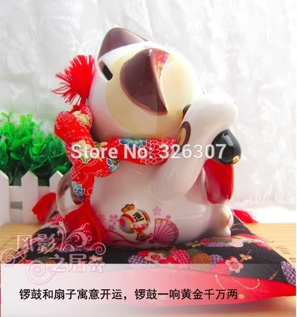 Керамическая фурнитура с изображением кошки Plutus в японском стиле копилка