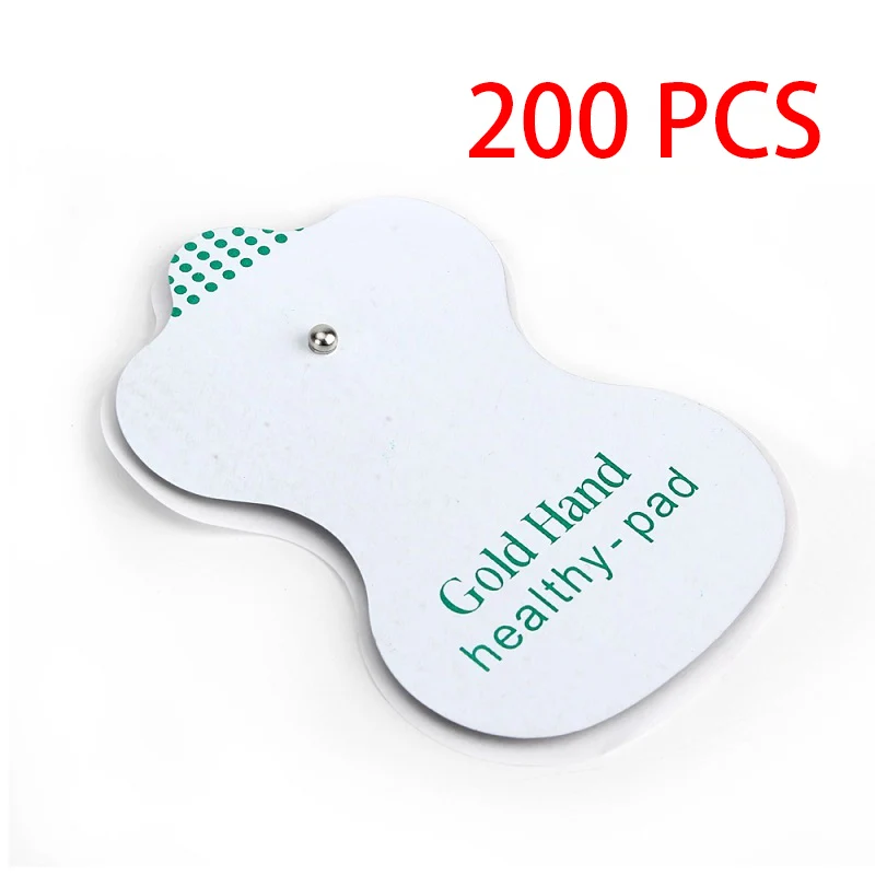 Electrode Pads 200pc 20/50/100/200 шт электродными пластинами для цифровой электронный массаж тела ослабления мускулы стимуляции для акупунктурной терапии - Цвет: Electrode Pads 200pc