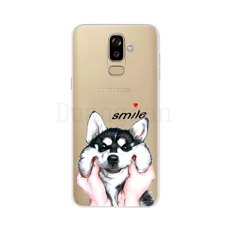 Phone Case For Samsung Galaxy J8 2018 Silicone Soft 3D Cartoon Cute Tpu Cover Cases Coupe J800 j810F |