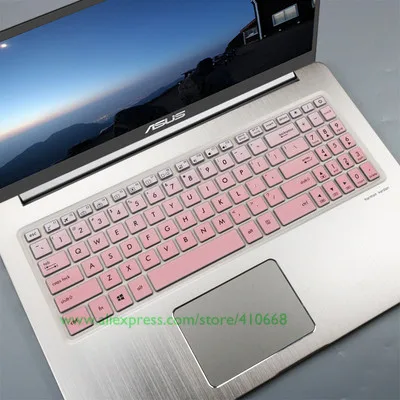 Gradual pink 15,6 дюймов Чехол для клавиатуры ноутбука для ухода за кожей кожи Asus VivoBook Pro 15 N580 N580G N580GD N580VD M580VD M580 NX580VD YX570ZD YX570ud YX570 - Цвет: Gradual pink