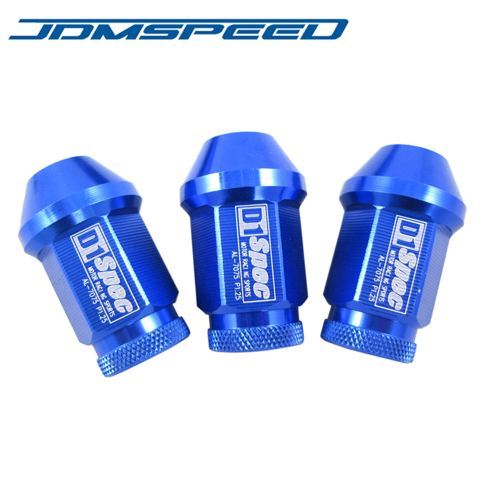 D1 SPEC JDM Гайки для гоночного колеса 40 мм M12X1.25 подходят Subaru Nissan infiniti BLUE|lug nuts 40mm|racing