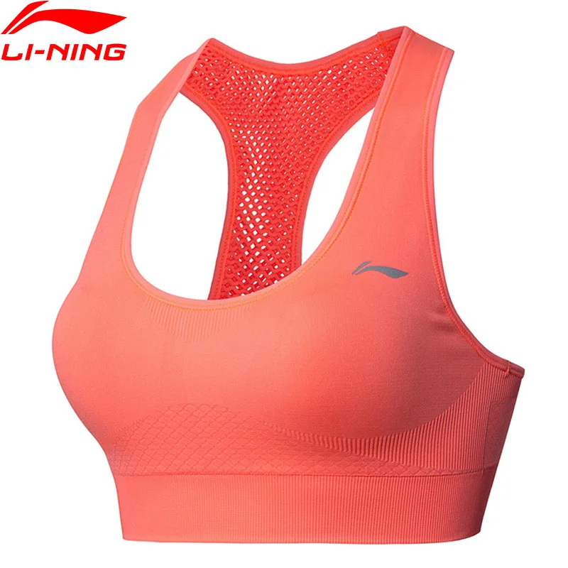 Женские спортивные бюстгальтеры Li Ning легкие поддерживающие облегающие дышащие с