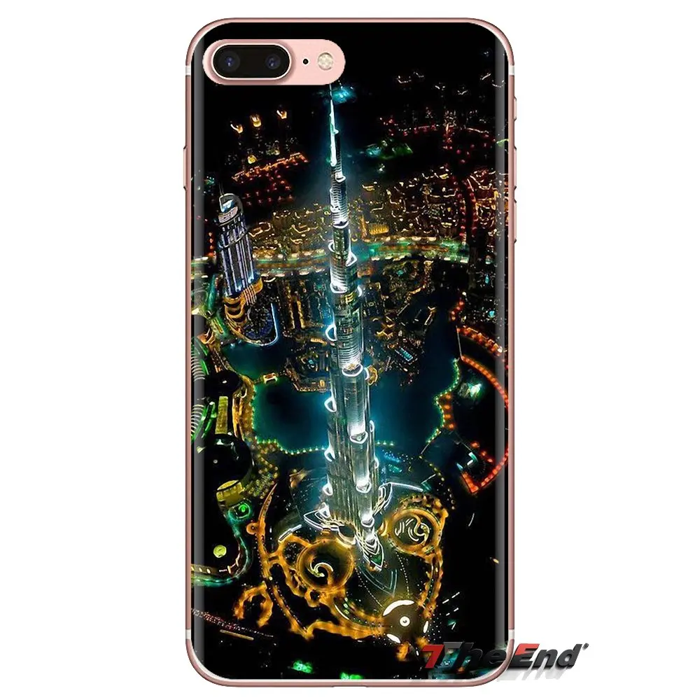 Мягкий прозрачный чехол Burj Khalifa Tower building Dubai для Samsung Galaxy A3 A5 A7 A9 A8 Star A6 Plus 2018 2015 2016 2017