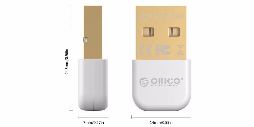 ORICO BTA 4,0 USB беспроводной bluetooth-адаптер передатчик ключ Музыкальный звуковой приемник для ПК Windows Vista Bluetooth 2,1/2,0/3,0