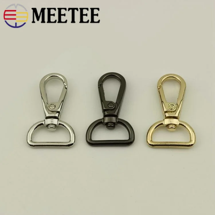 Meetee 1 шт. Поворотные крючки для канделябров из нержавеющей стали, Брелоки для ключей, кольца для ключей, прочные, на открытом воздухе, пряжки для цепей, поделки своими руками