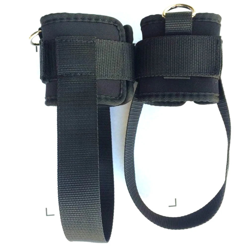 1 pair FDBRO Glute Обучение ног домашний тренажерный зал фитнес-оборудование фитнес-упражнения сопротивление группы лодыжки ремни манжеты для кабельных машин - Цвет: 1 pair