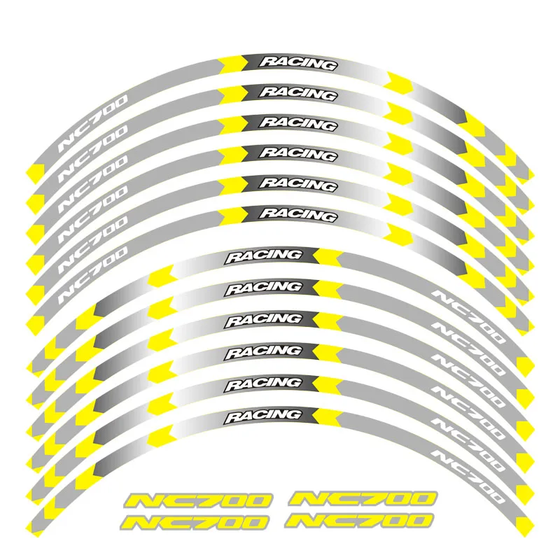 Лидер продаж наклейки на обод колеса мотоцикла 17 дюймов колесо для Honda NC700 NC750 S