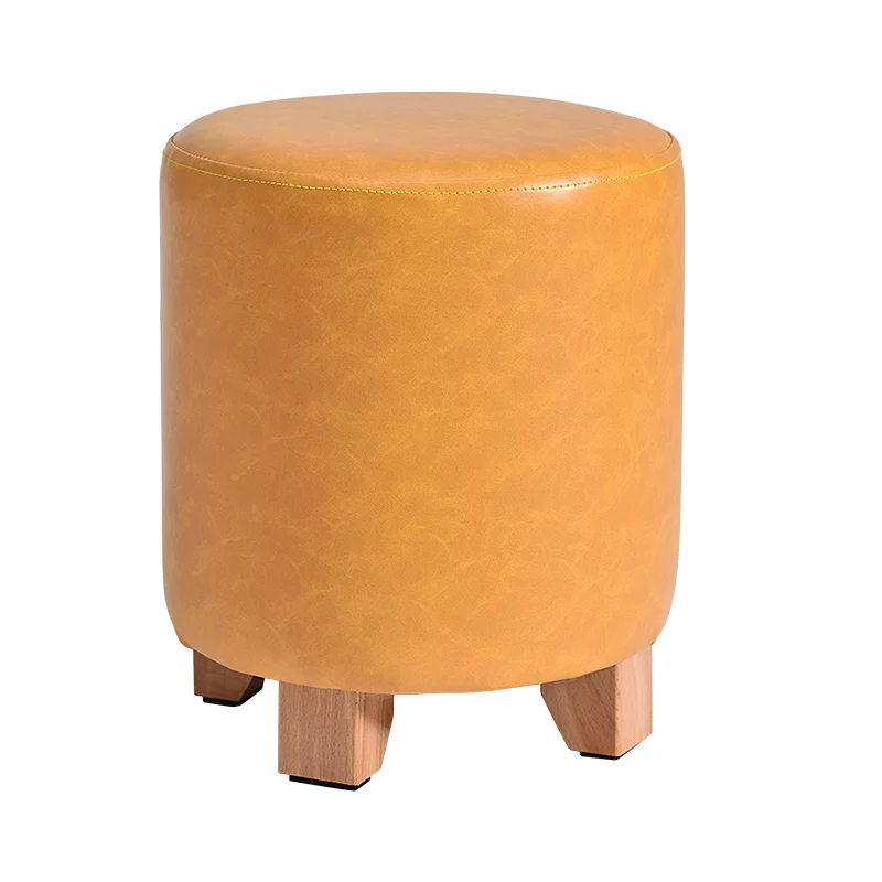 Табурет из массива дерева Европейский круглый Пирс многофункциональная