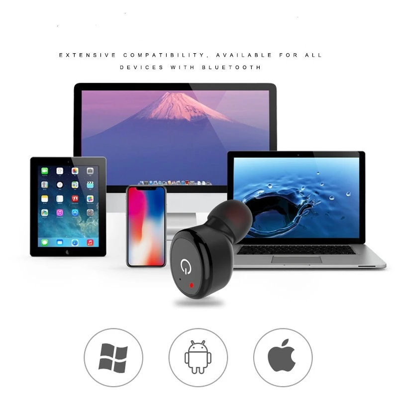 Настоящие Беспроводные стереонаушники BLuetooth портативные TWS беспроводные 3D