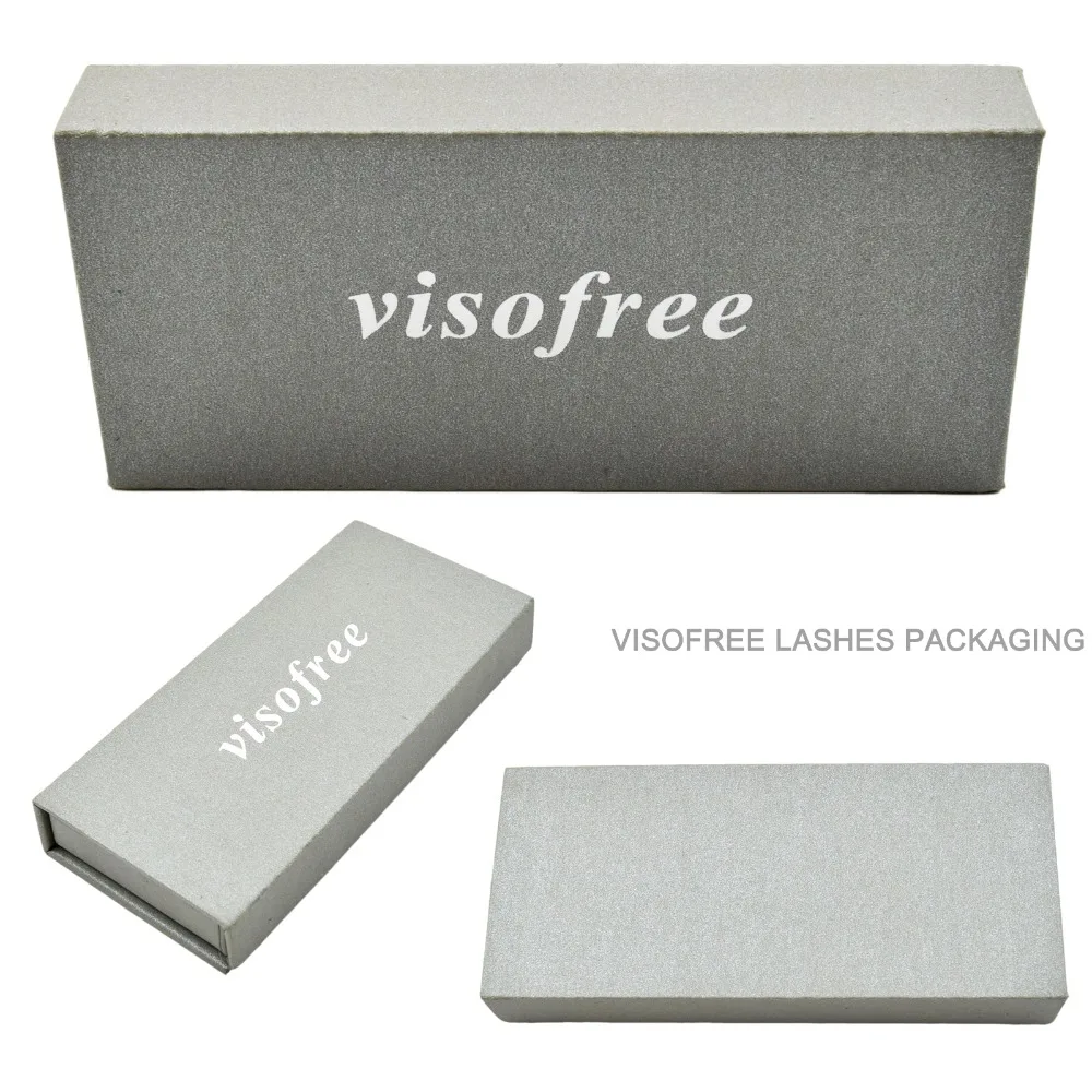 Visofree норковые ресницы 3D накладные долговечные натуральные и легкие средние Volum