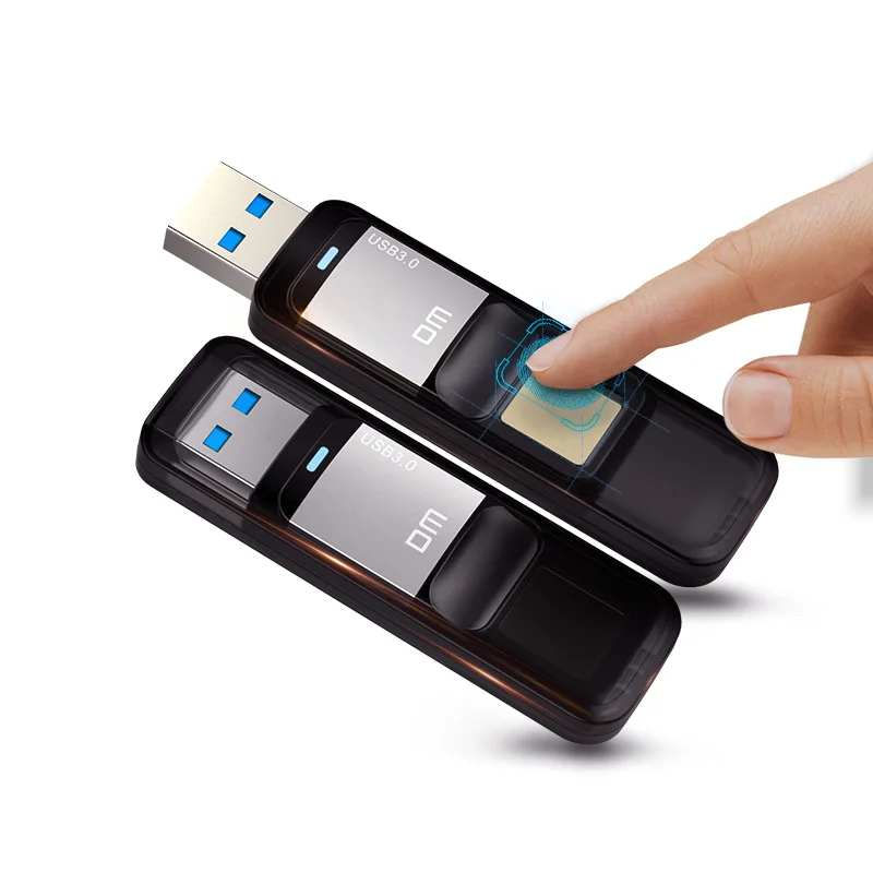 Сканер отпечатков пальцев зашифрованная безопасность USB3.0 128 ГБ флэш накопитель