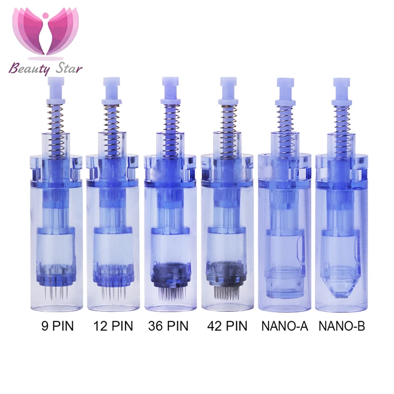 Сменные иглы Dr.pen Ultima A1 10/50 шт. 9/12/ 36/ 42/ Nano микроиглы картриджи для Derma Pen Bayonet тату