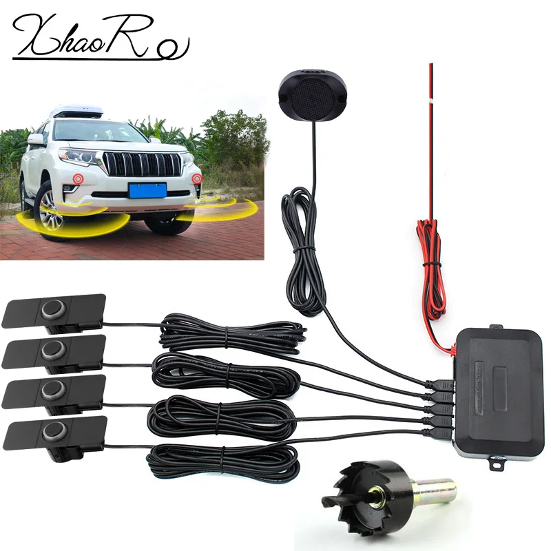 XhaoR Автомобильный парктроник датчик парковки обратный резервный радар детектор