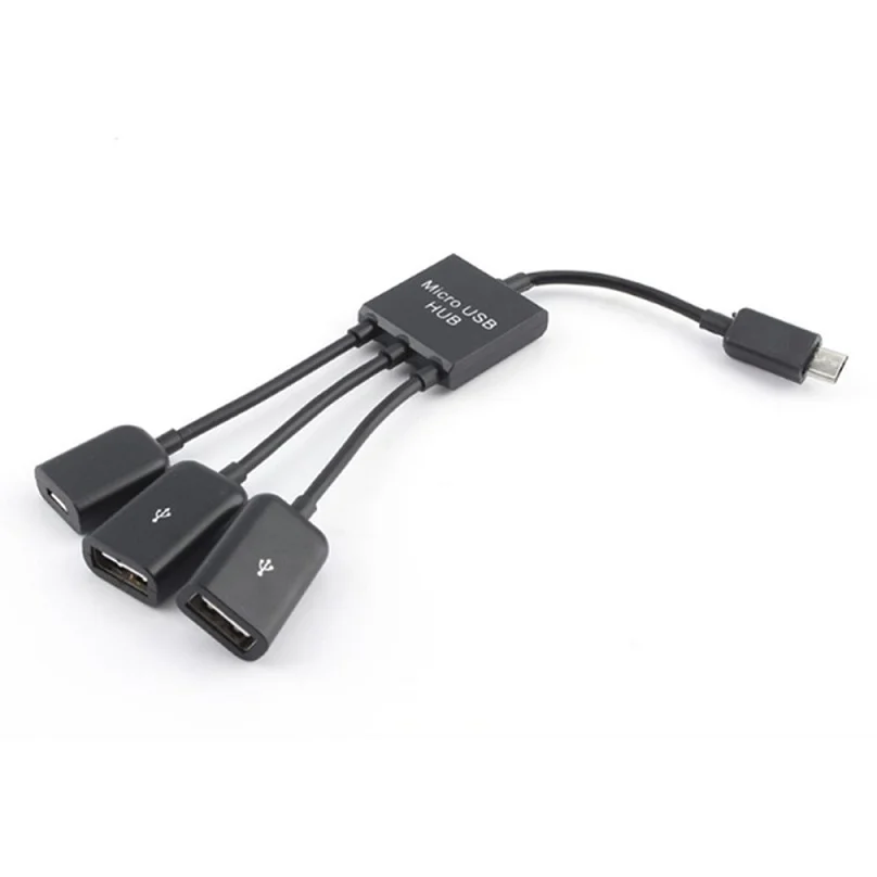 3 Port OTG 3/4 порт Micro USB зарядное устройство концентратор кабель разделитель соединитель Адаптер для смартфона компьютер планшет ПК кабель для передачи данных - Цвет: 3 Port