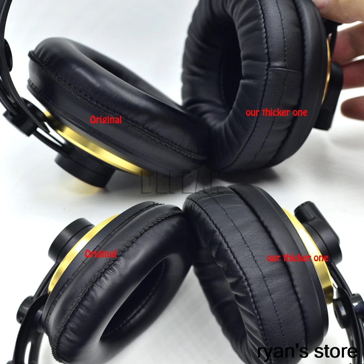 Defean толстые дизайн уха подушечки подушки для AKG K серии Studio HD MKII K550 K551 k553 k271 k141 k240 k270 k290 k241 k272