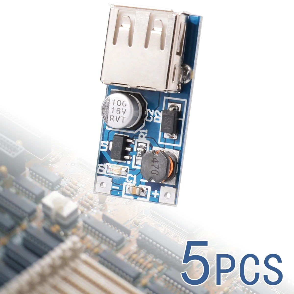 5x 0.9-5 В до 5 600mA DC-DC Step Up Повышающий Преобразователь Напряжения Модуль с USB Выход TE110