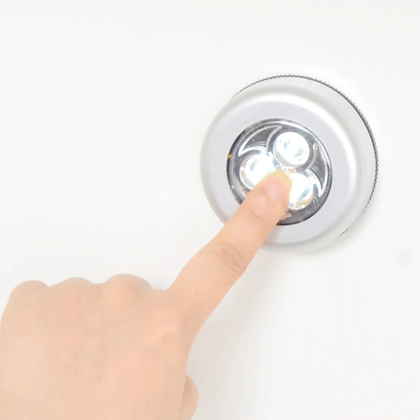 Светодиодный сенсорный светильник пуш-ап лампа Ночной автомобиль стены дома