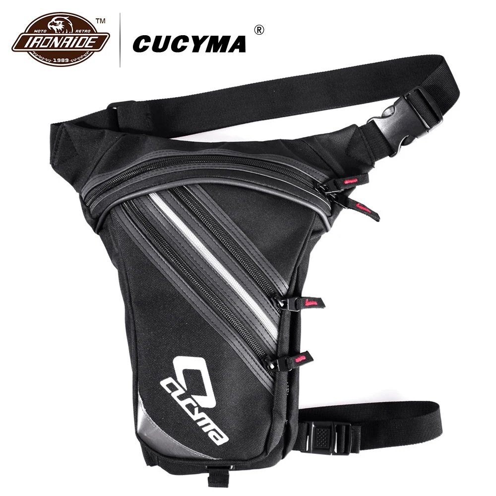 CB-1603 CUCYMA Водонепроницаемая мотоциклетная сумка, поясные сумки для ног, Мото сумка, мотоциклетная велосипедная поясная сумка, ремень, уличные спортивные сумки - Название цвета: CB-1603