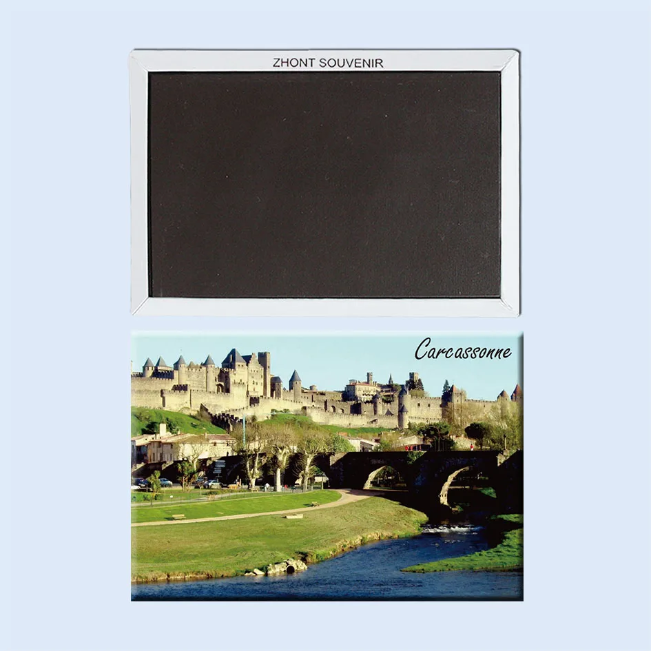 

A beautiful ancient city in the south of France Carcassonne 22482, Souvenirs of Worldwide Tourist;fridge magnet gift