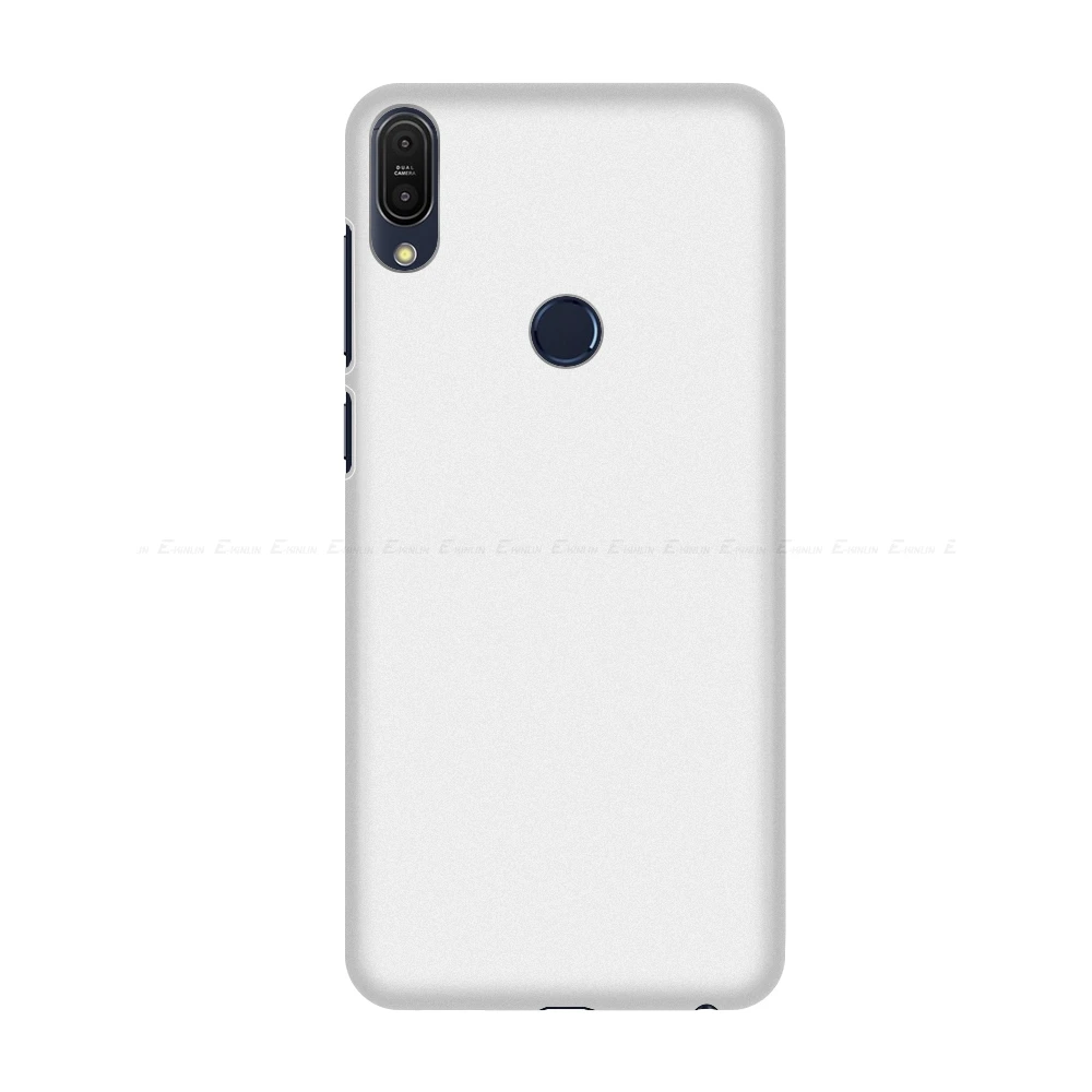 Белый Ультратонкий матовый жесткий чехол для телефона Asus ZenFone Max Pro Plus M2 M1 ZB631KL ZB633KL ZB602KL ZB570TL - Цвет: Белый