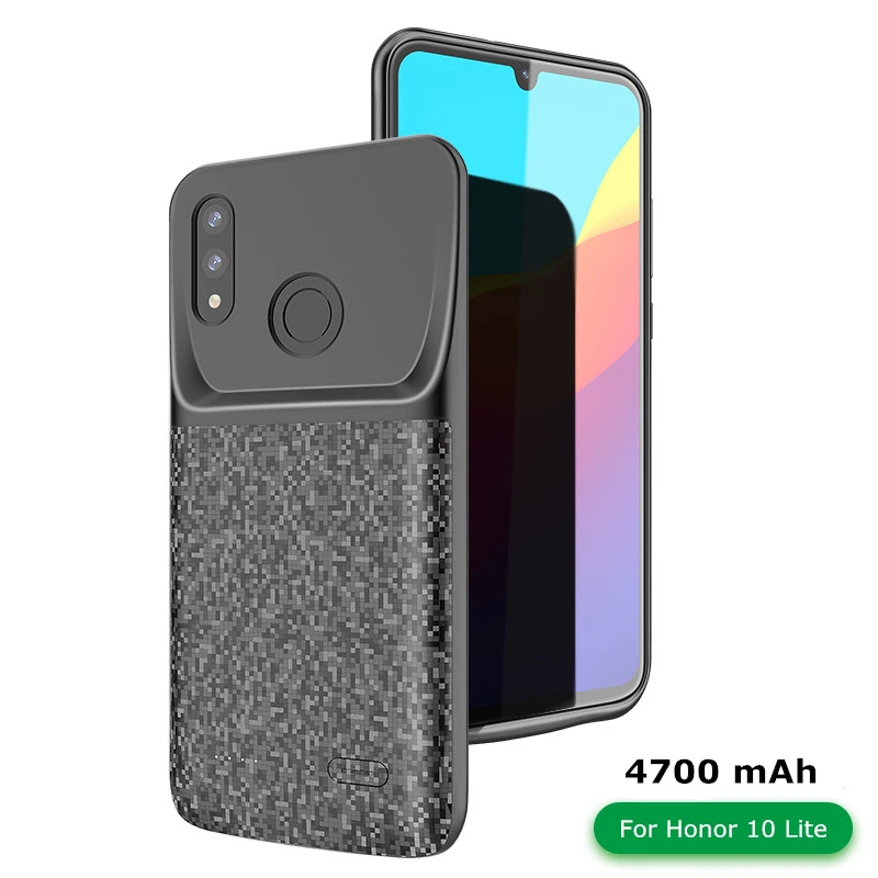 NTSPACE 4700 мАч зарядное устройство чехол s для huawei Honor 10 Lite power Bank чехол ультра тонкий чехол для зарядки аккумулятора