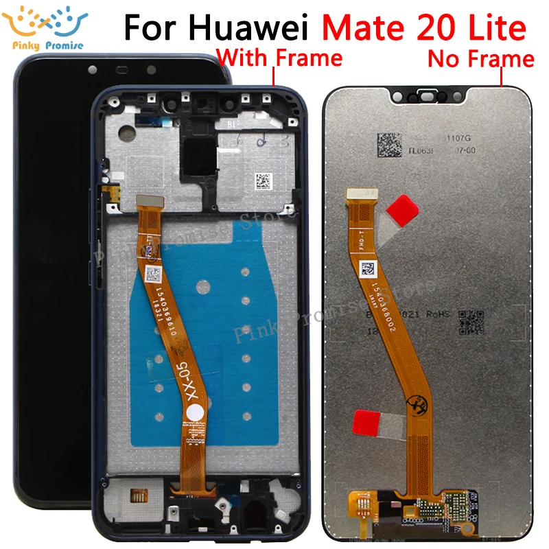 ЖК-дисплей для huawei mate 20 lite ЖК-дисплей кодирующий преобразователь сенсорного экрана в сборе Замена для huawei mate 20 lite ЖК-дисплей