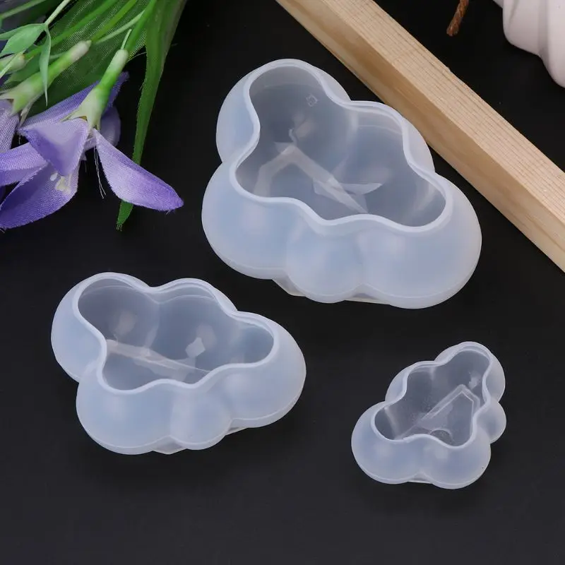 Силиконовые формы 3D облако милые DIY эпоксидная смола ремесла украшения торта