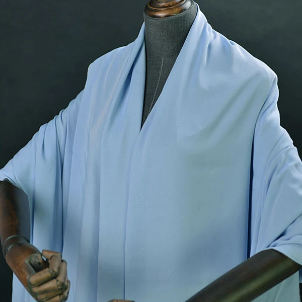 Jacquard design bright blue rayon cotton fabric very soft comfortable RCT011 | Дом и сад